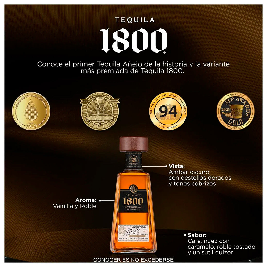 TEQUILA 1800 AÑEJO 700 ml