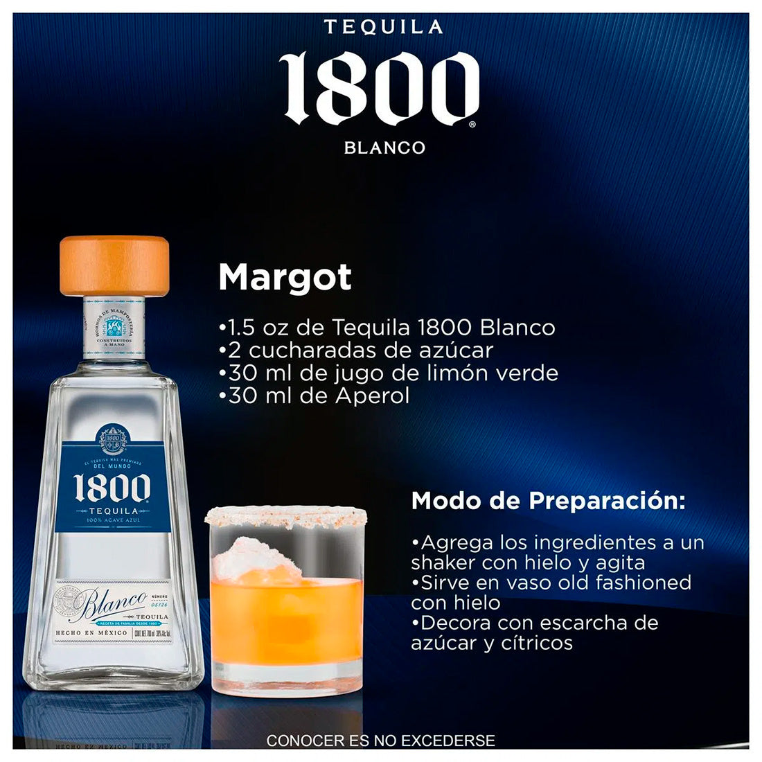 TEQUILA 1800 BLANCO 700 ml