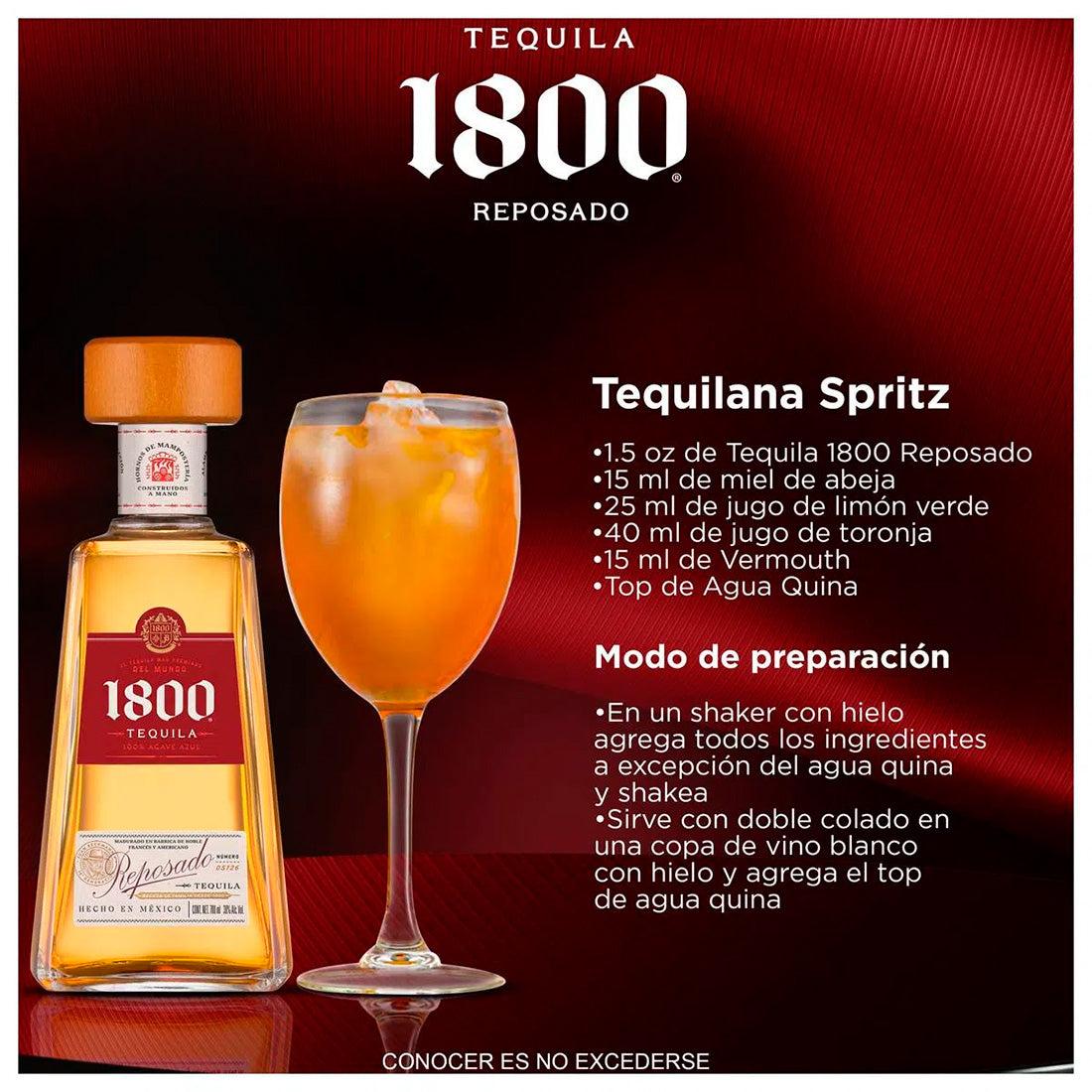 TEQUILA 1800 REPOSADO 700 ml