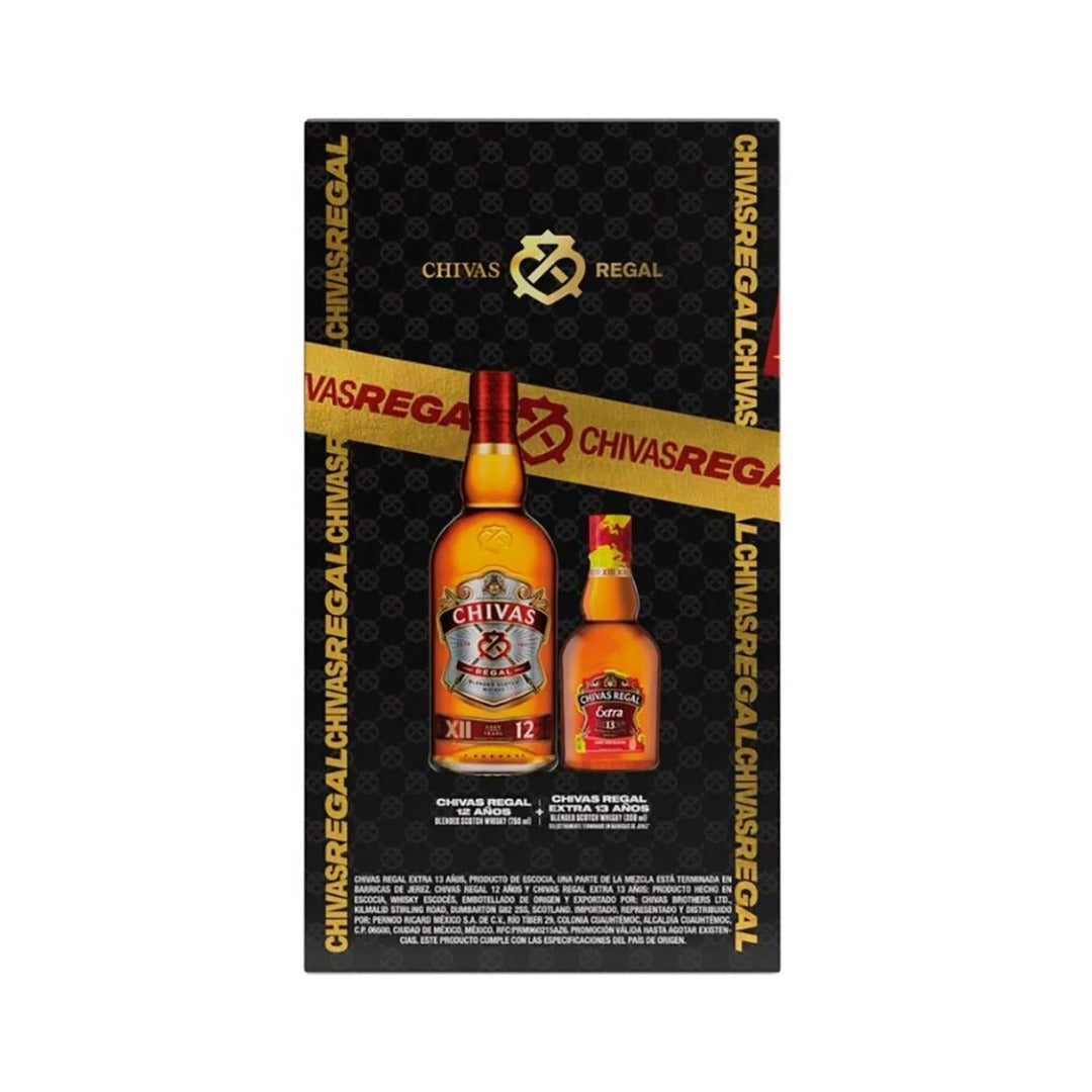 WHISKY CHIVAS REGAL 12 750 ML + WHISKY CHIVAS REGAL 13 200 ML
