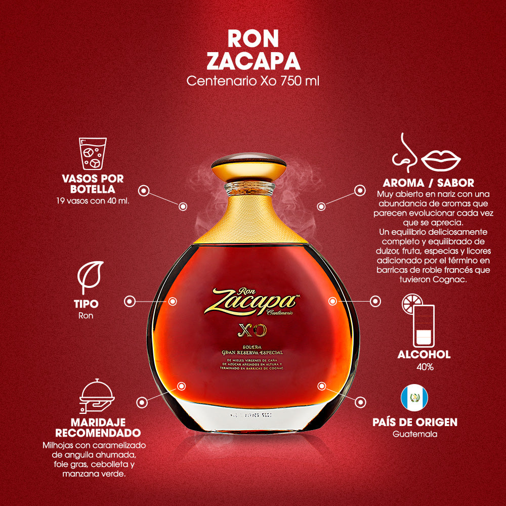 RON ZACAPA CENTENARIO X.O. 750 ml