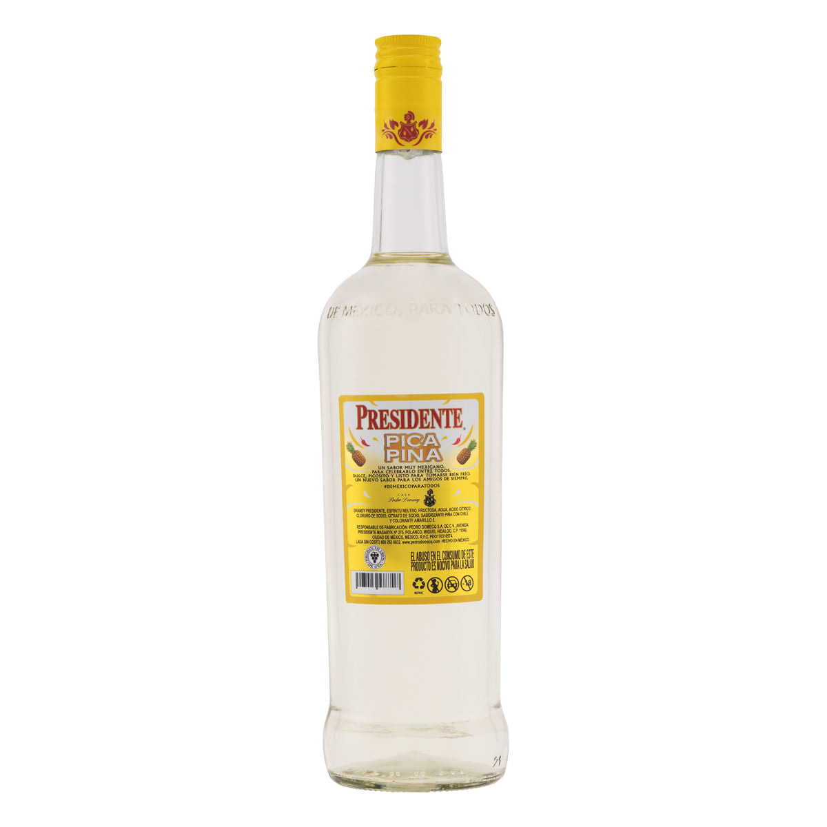BRANDY PRESIDENTE PICA PIÑA 700 ML (12 PIEZAS)