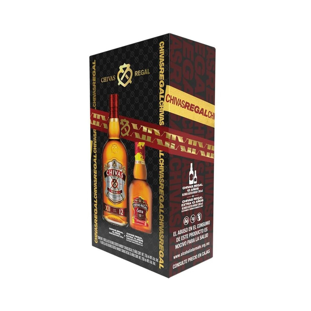 WHISKY CHIVAS REGAL 12 750 ML + WHISKY CHIVAS REGAL 13 200 ML
