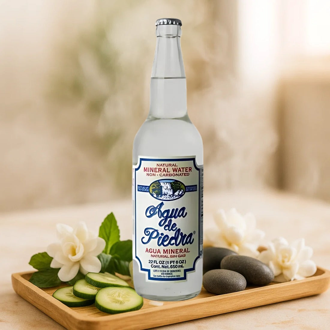 AGUA DE PIEDRA SIN GAS 650 ML (CAJA DE 12 PIEZAS)