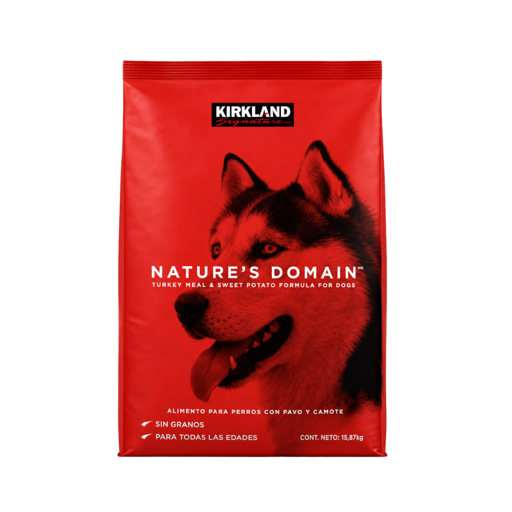 ALIMENTO PARA PERRO MEDIANA PAVO/CAMOTE 15.87 KG KS NATURE