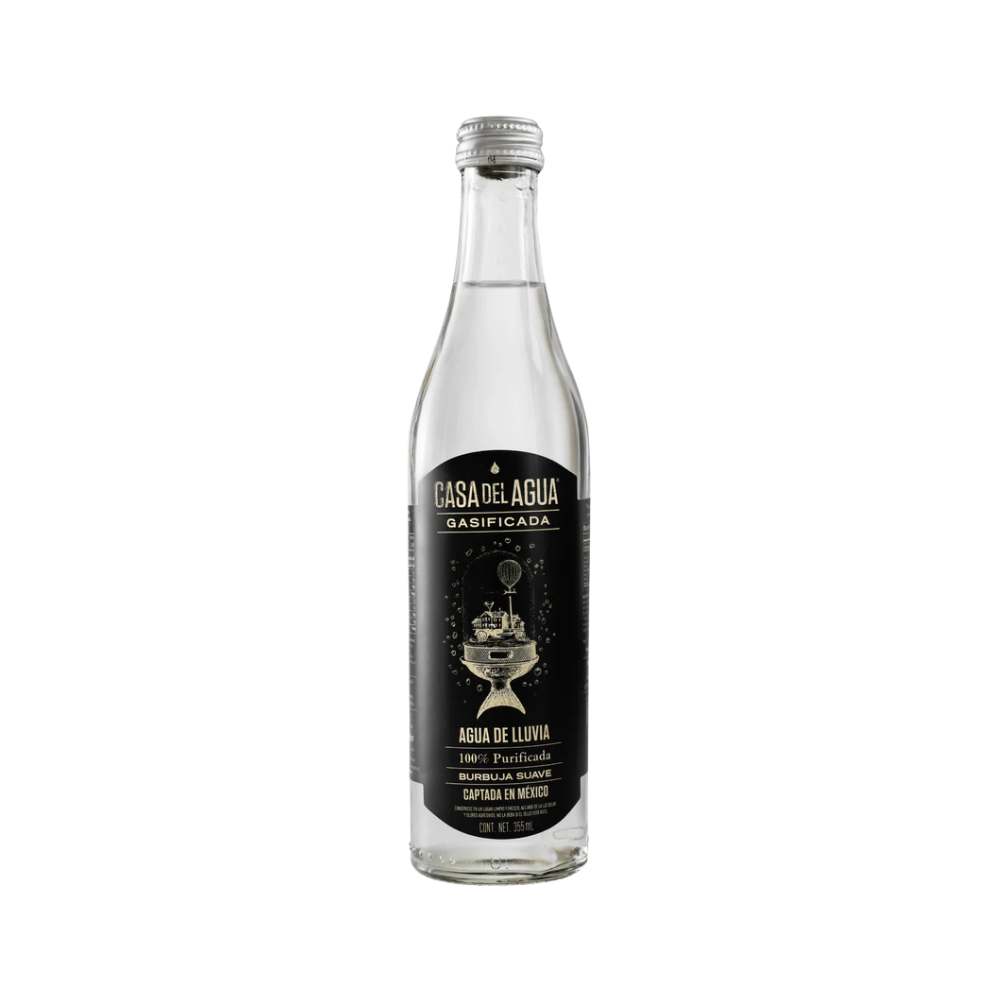 AGUA GASIFICADA CASA DEL AGUA 355 ML (12 PIEZAS)