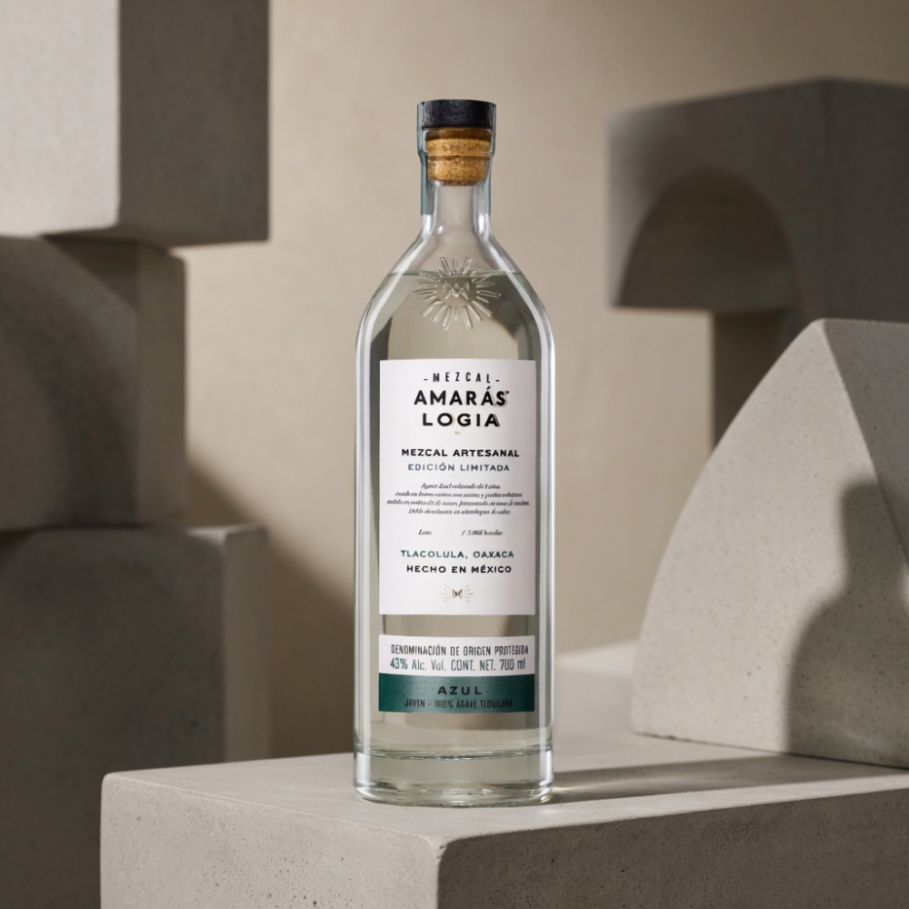 MEZCAL AMARÁS LOGIA AZUL 700 ML