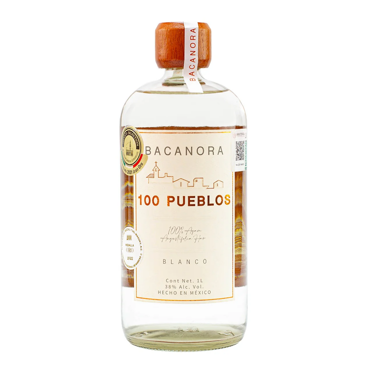 BACANORA 100 PUEBLOS 1000 ML