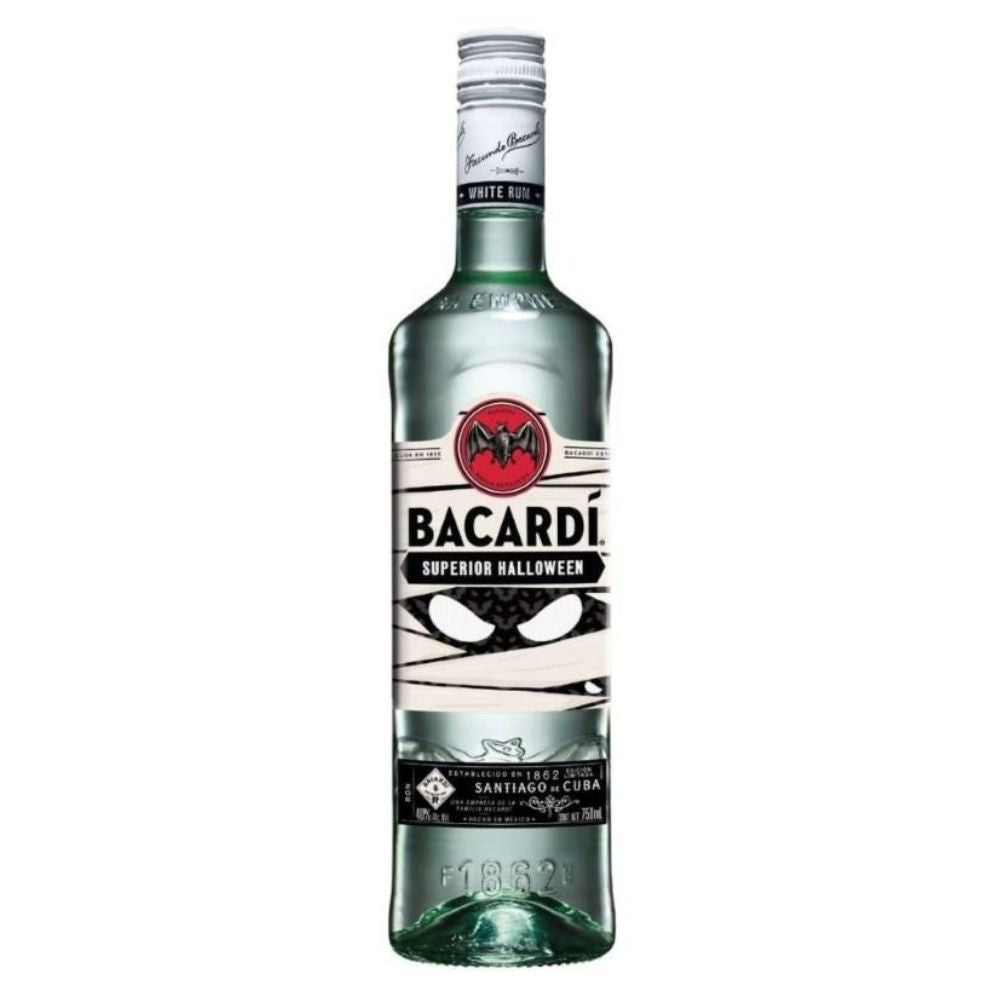 RON BACARDI BLANCO EDICIÓN HALLOWEEN COMBO 3 BOTELLAS