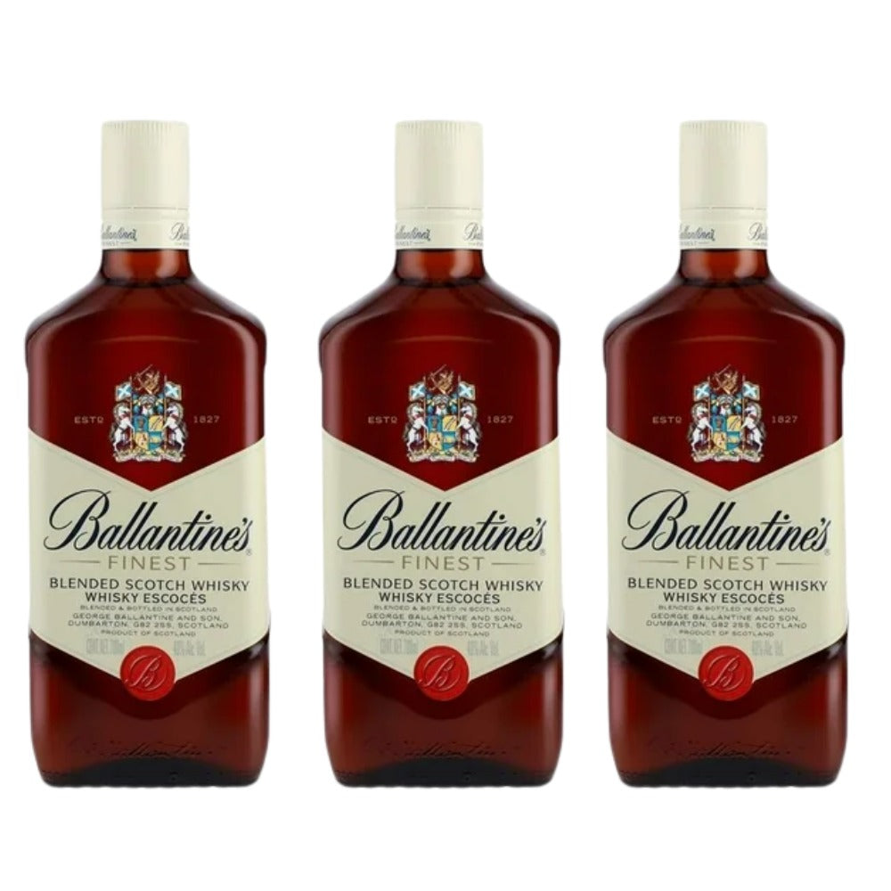 WHISKY BALLANTINES FINEST 700 ML (3 PIEZAS)