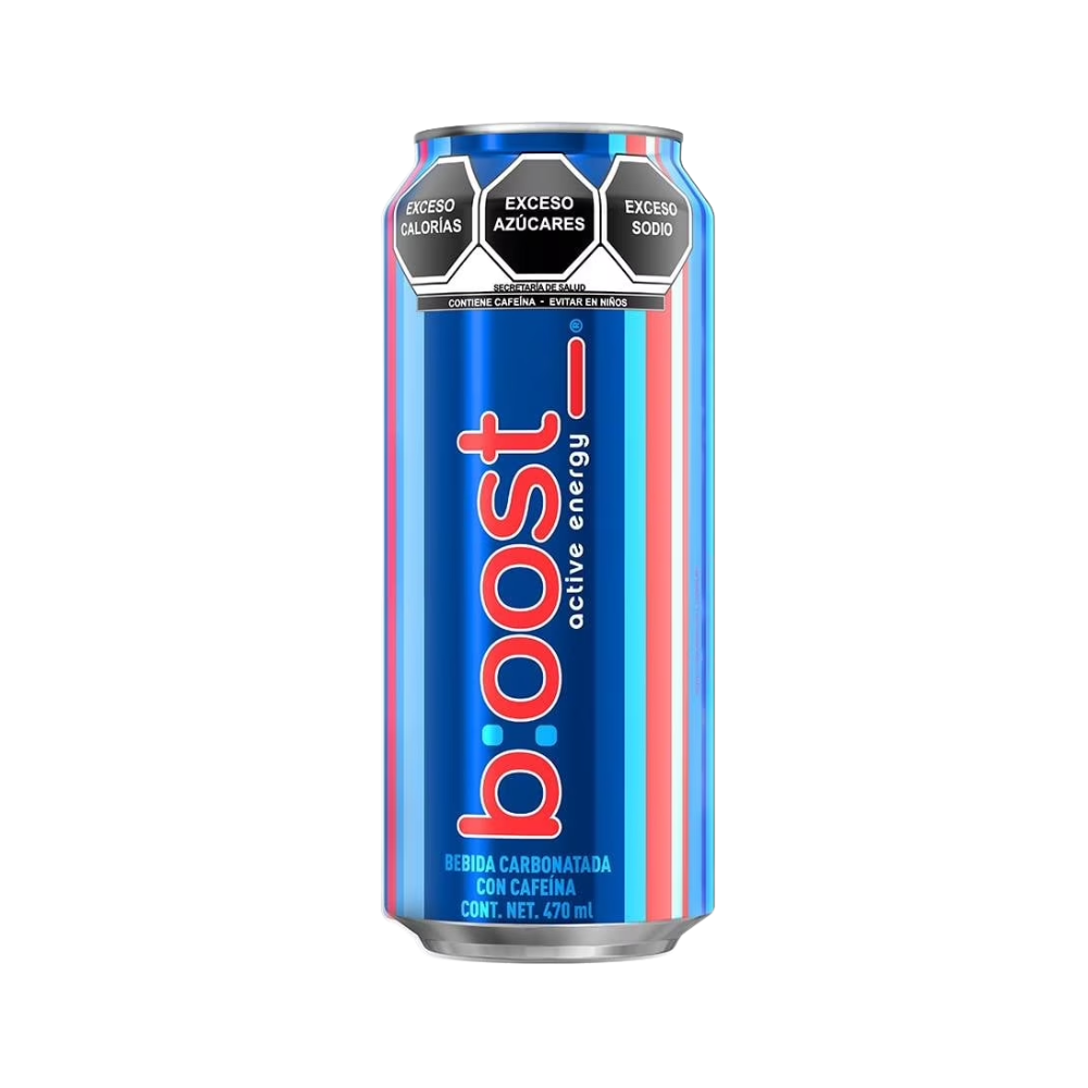 BEBIDA ENERGETICA BOOST ACTIVE ENERGY MORA AZUL 355 ML