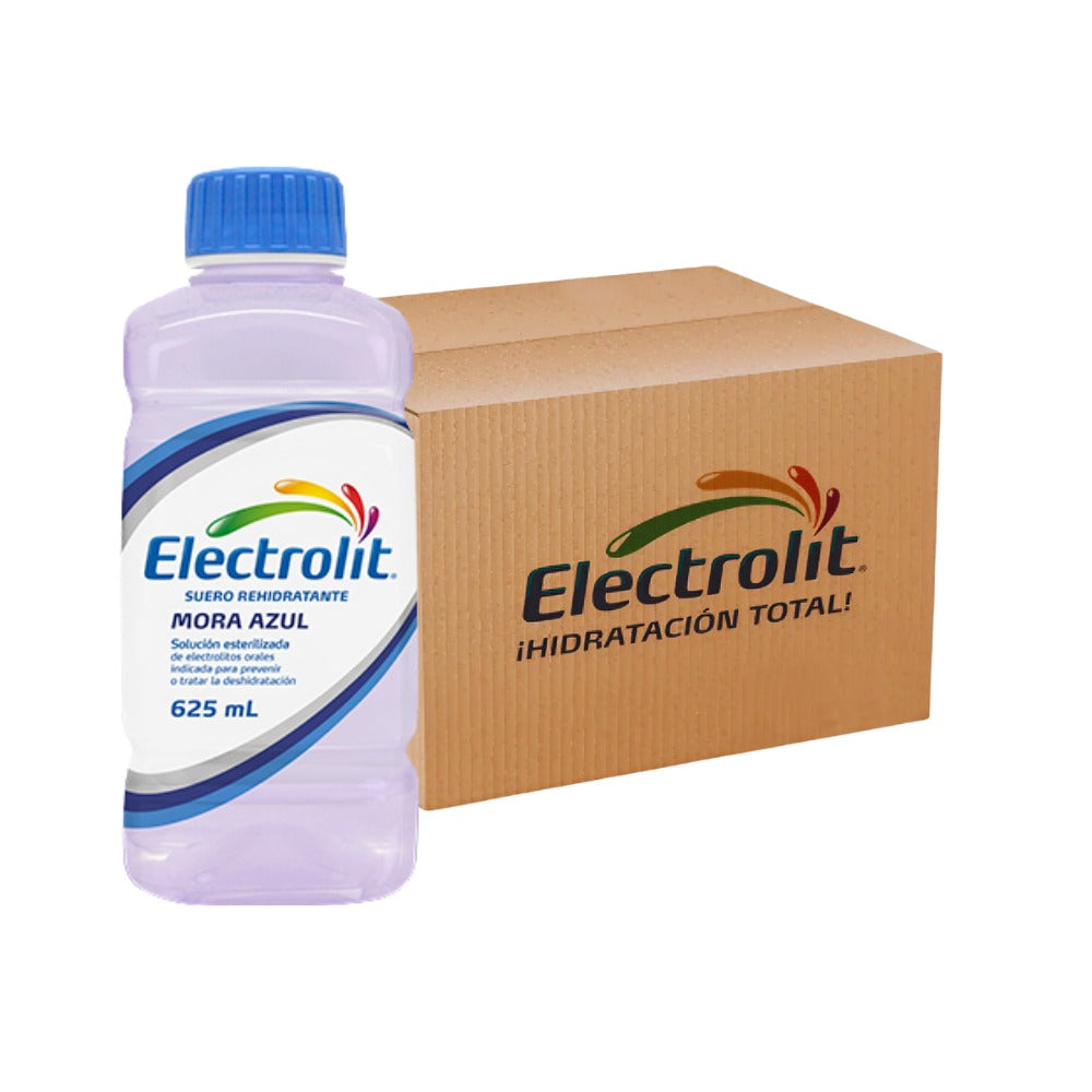 BEBIDA HIDRATANTE ELECTROLIT MORA AZUL 625 ML (12 PIEZAS)
