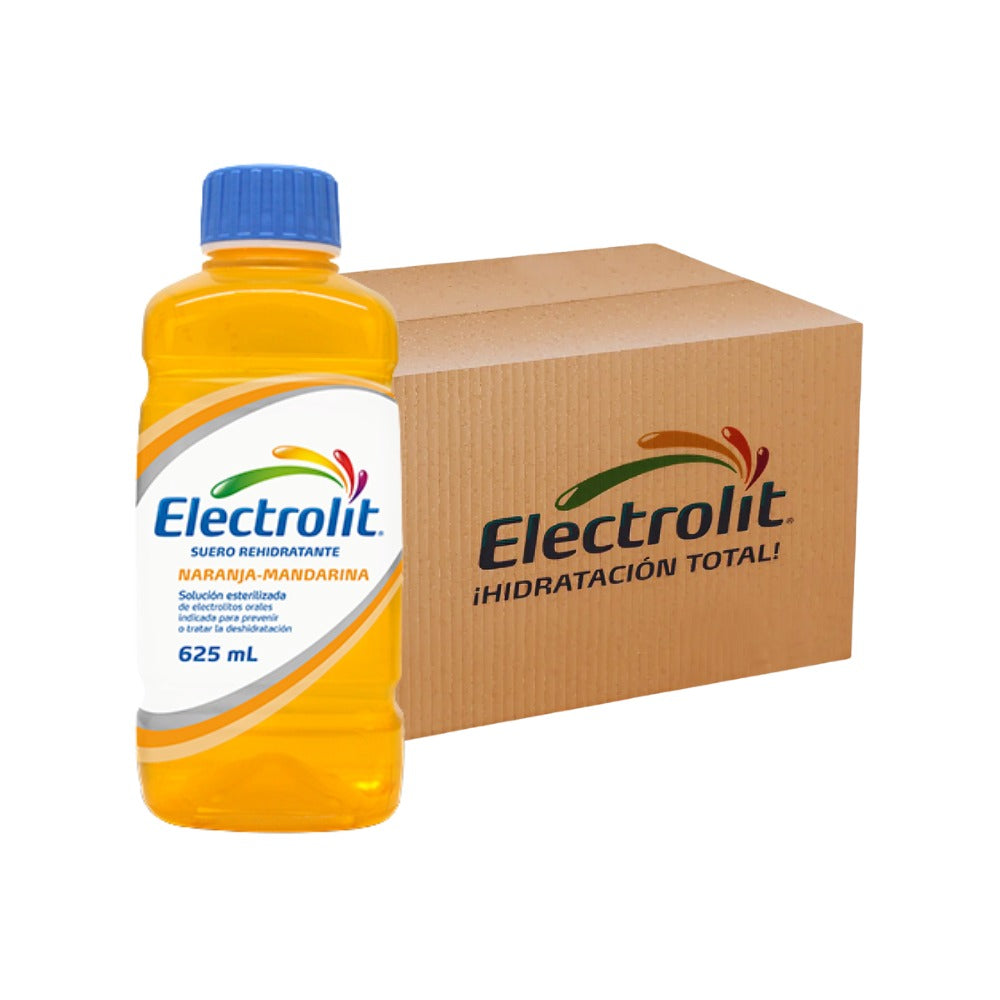 BEBIDA HIDRATANTE ELECTROLIT NARANJA - MANDARINA 625 ML (12 PIEZAS)