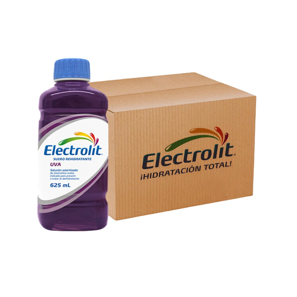 BEBIDA HIDRATANTE ELECTROLIT UVA 625 ML (12 PIEZAS)