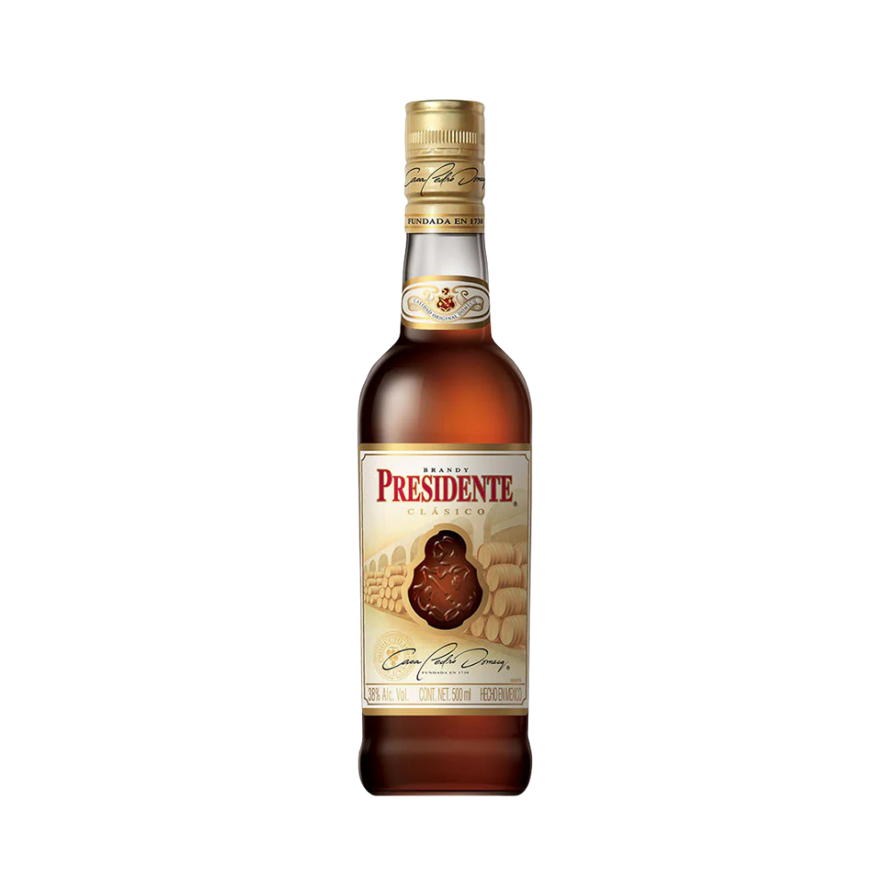 BRANDY PRESIDENTE CLASICO 500 ML