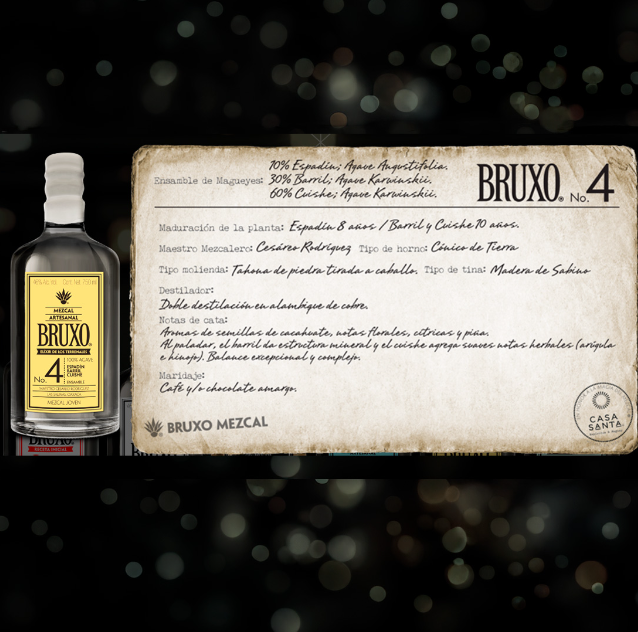 MEZCAL BRUXO NO. 4 ENSAMBLE 750 ML