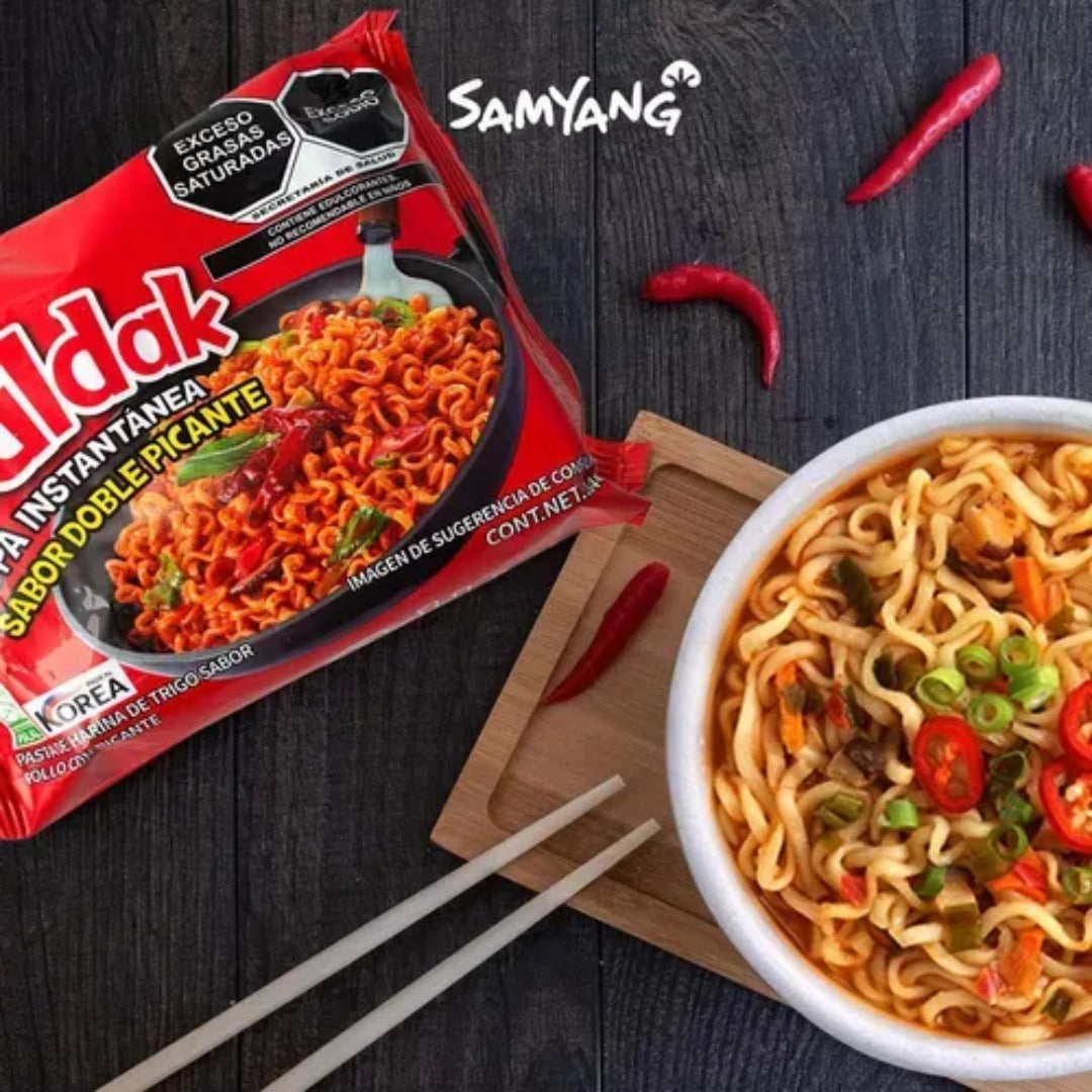 BULDAK RAMEN DE POLLO EXTRA PICANTE 140 GR.