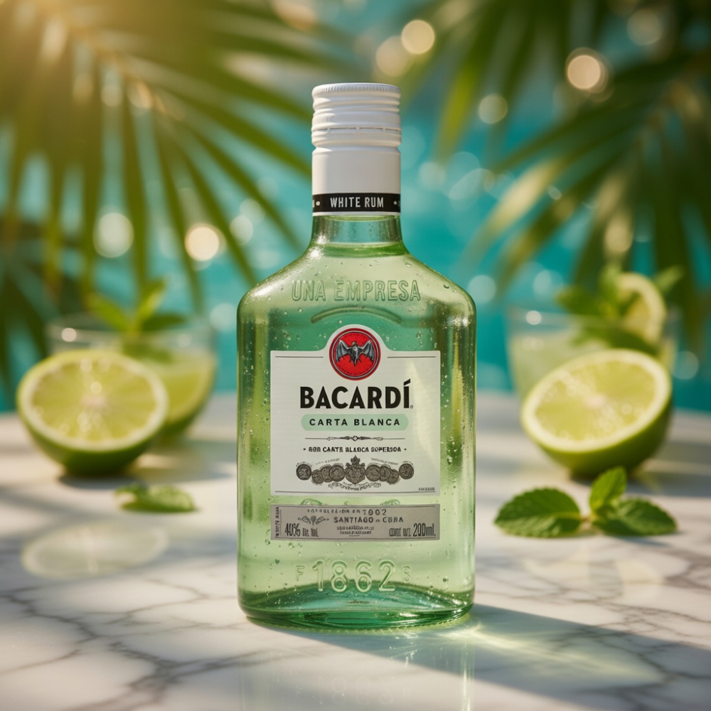 RON BACARDI BLANCO 200 ML