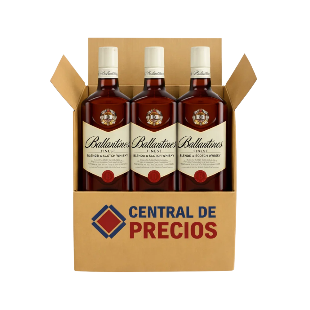 WHISKY BALLANTINES FINEST 700 ML (3 PIEZAS)