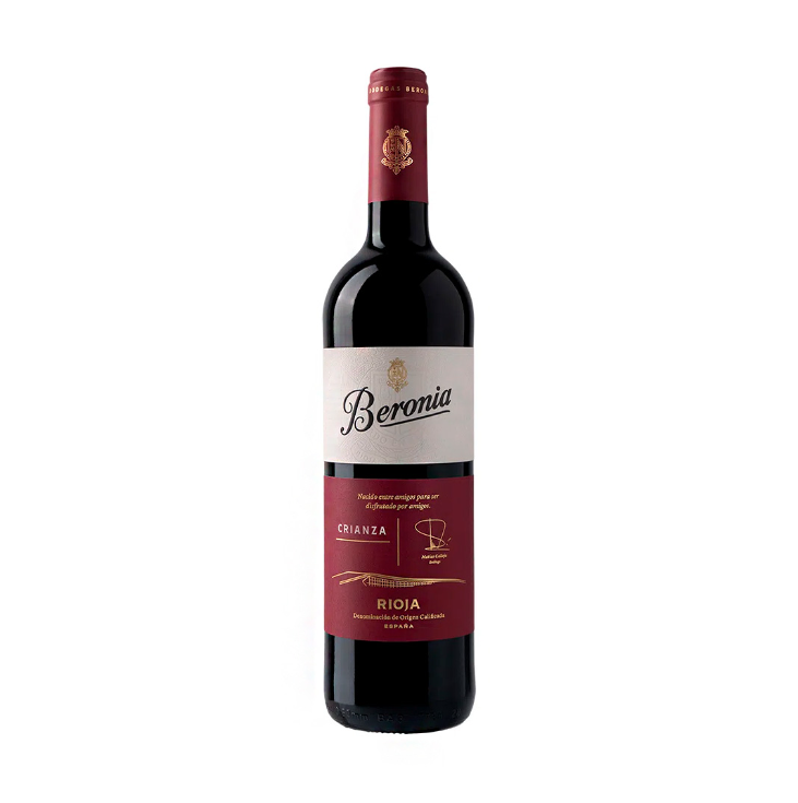 VINO TINTO BERONIA CRIANZA 750 ml