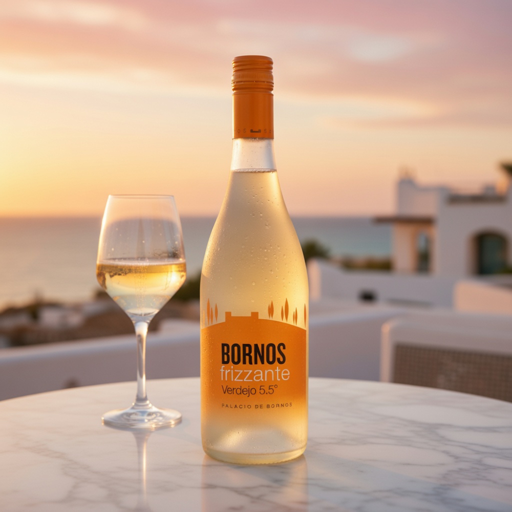 VINO BLANCO BORNOS FRIZZANTE VERDEJO 750 ML