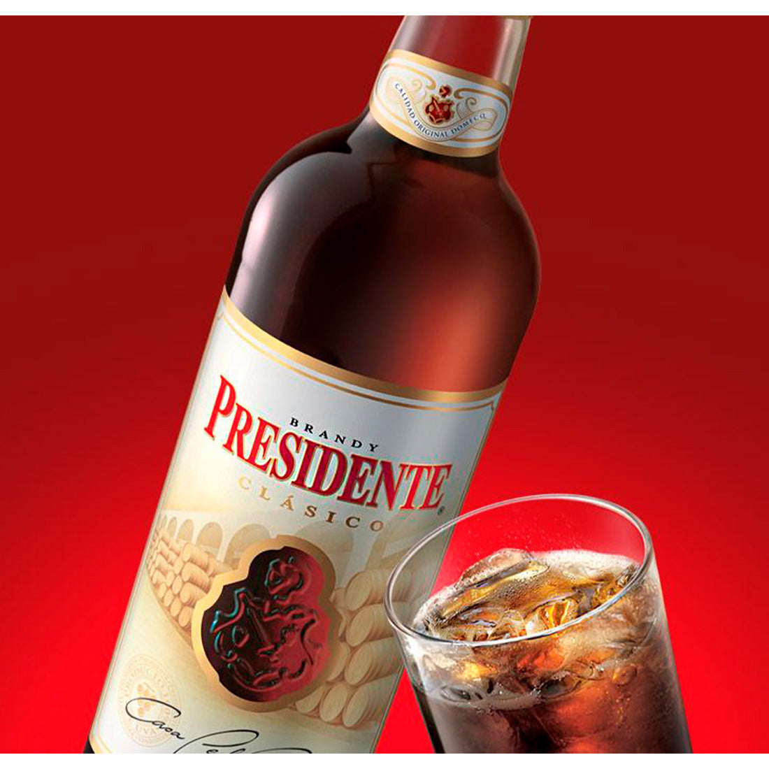 BRANDY PRESIDENTE CLASICO 700 ML