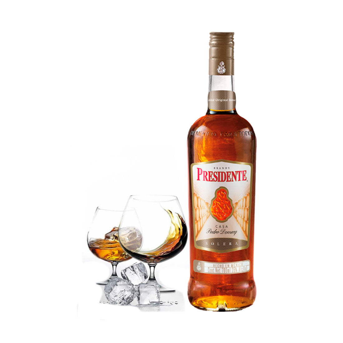 BRANDY PRESIDENTE CLASICO 700 ML (12 PIEZAS)