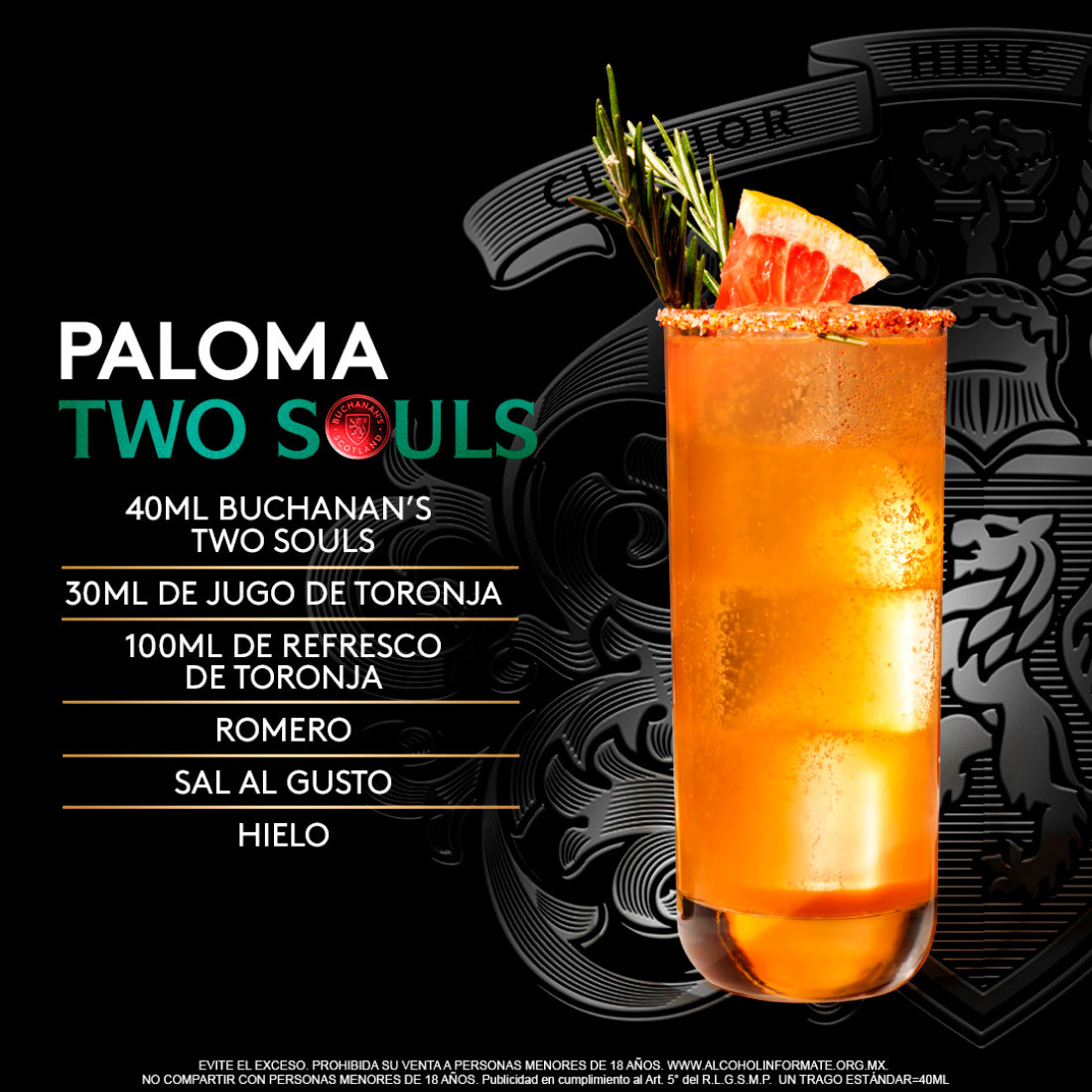 WHISKY BUCHANAN´S TWO SOULS 750 ml