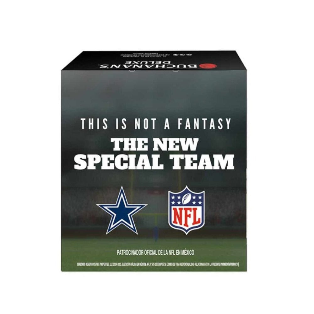 WHISKY BUCHANAN´S DeLUXE 12 750 ML + VASO NFL (VAQUEROS DE DALLAS)
