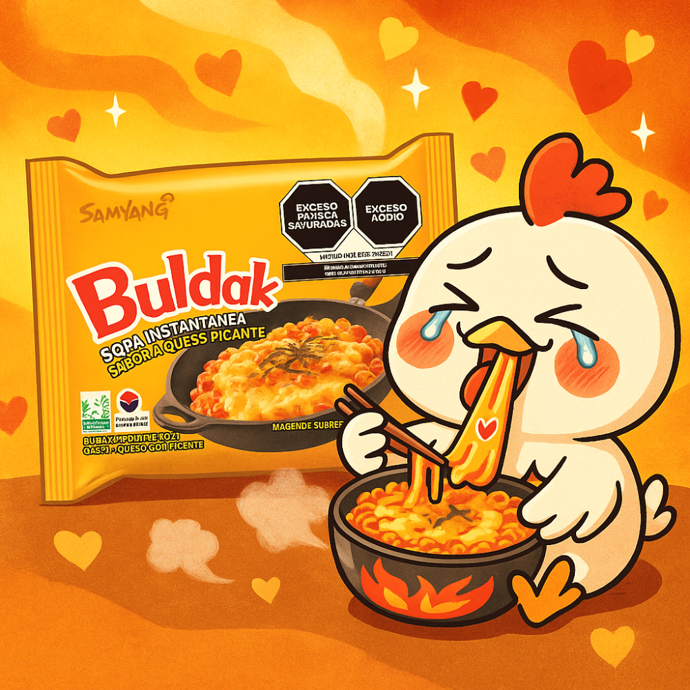 SAMYANG RAMEN POLLO Y QUESO PICANTE 140 GR.