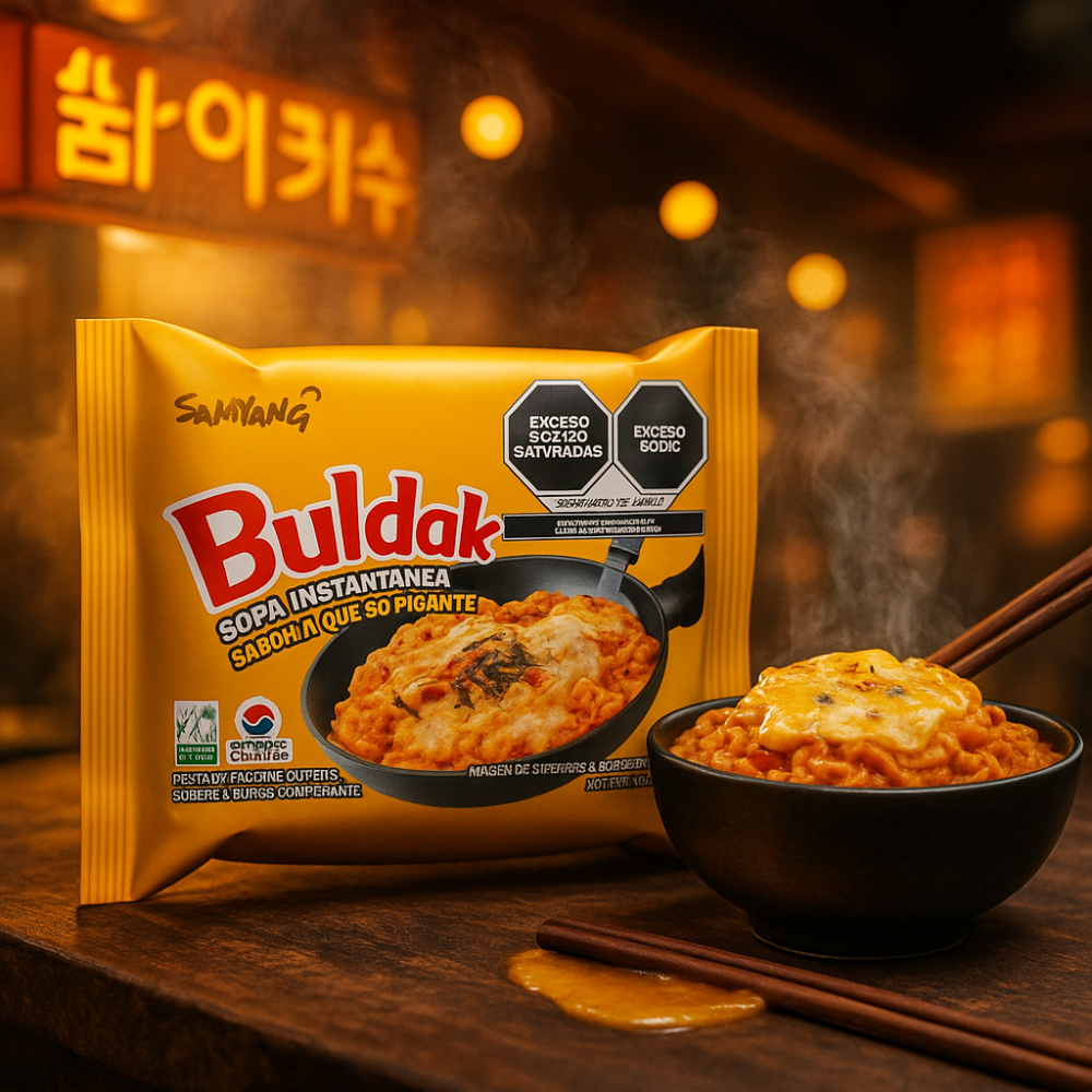 SAMYANG RAMEN POLLO Y QUESO PICANTE 140 GR.