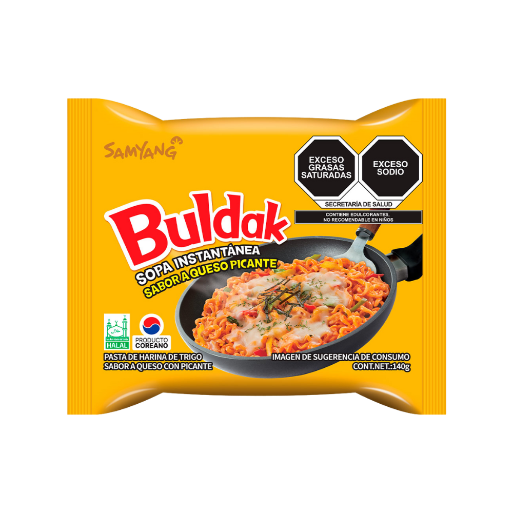SAMYANG RAMEN POLLO Y QUESO PICANTE 140 GR.