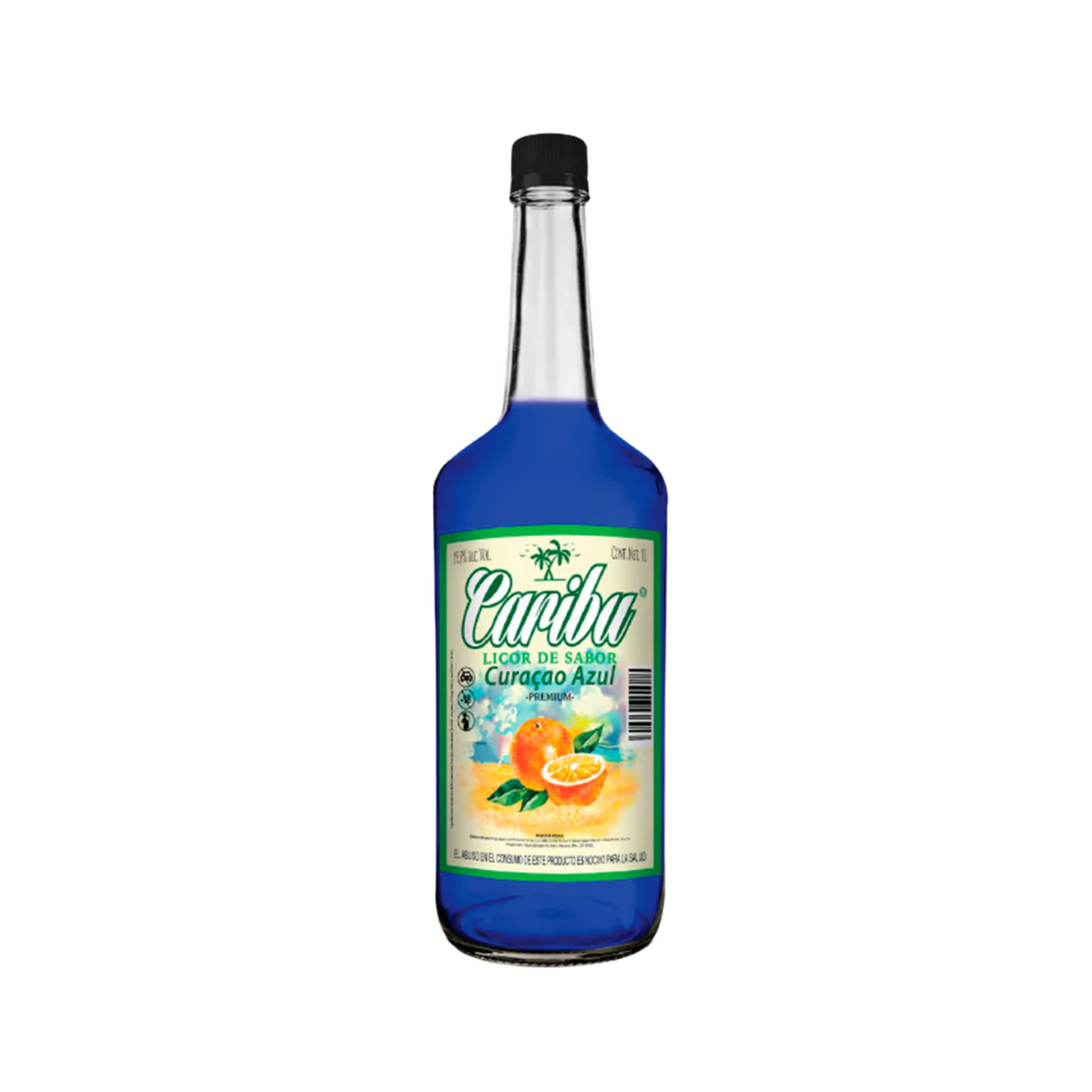 LICOR CARIBU CURACAO AZUL 1000ML