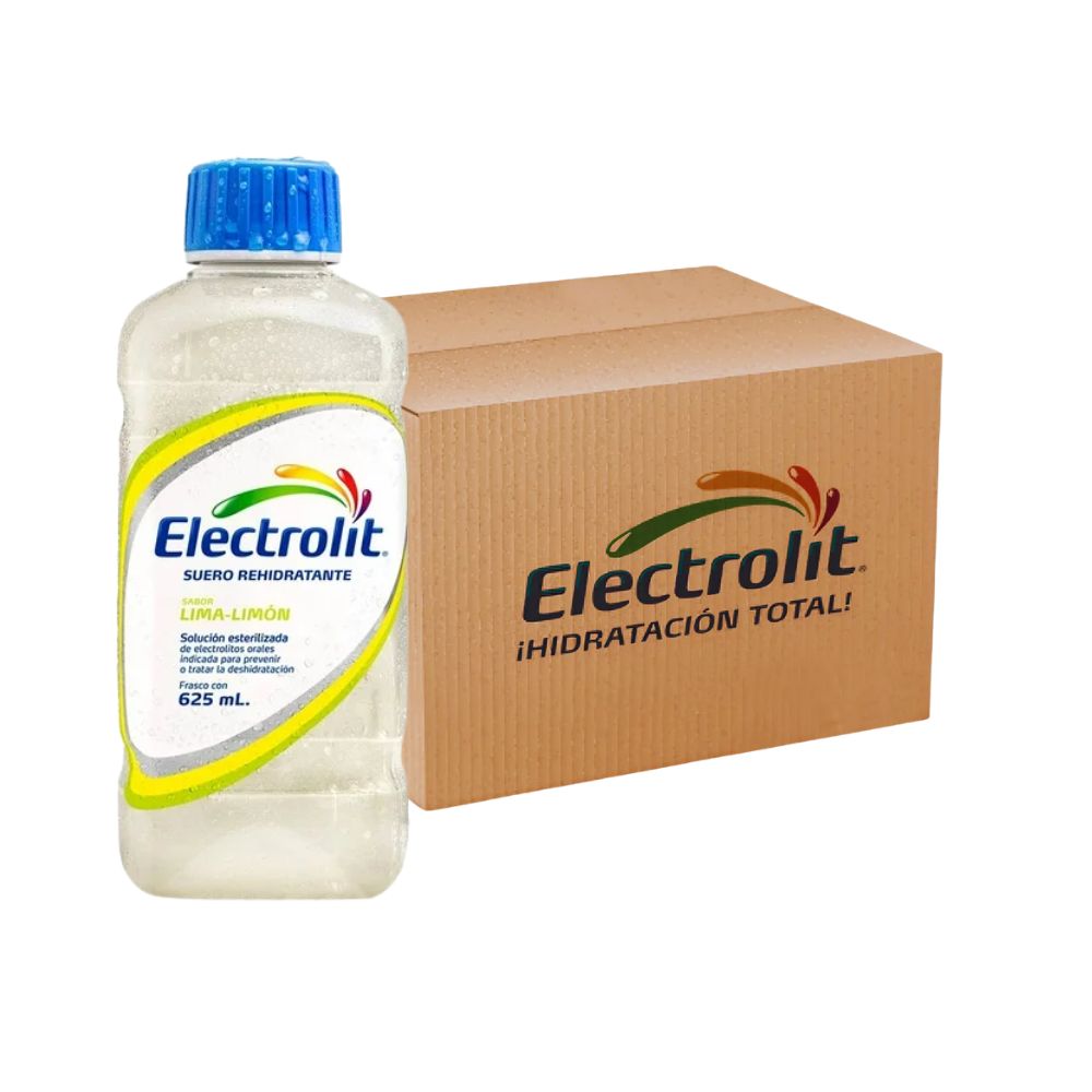 BEBIDA HIDRATANTE ELECTROLIT LIMA-LIMÓN 625ML (CAJA 12 PIEZAS)
