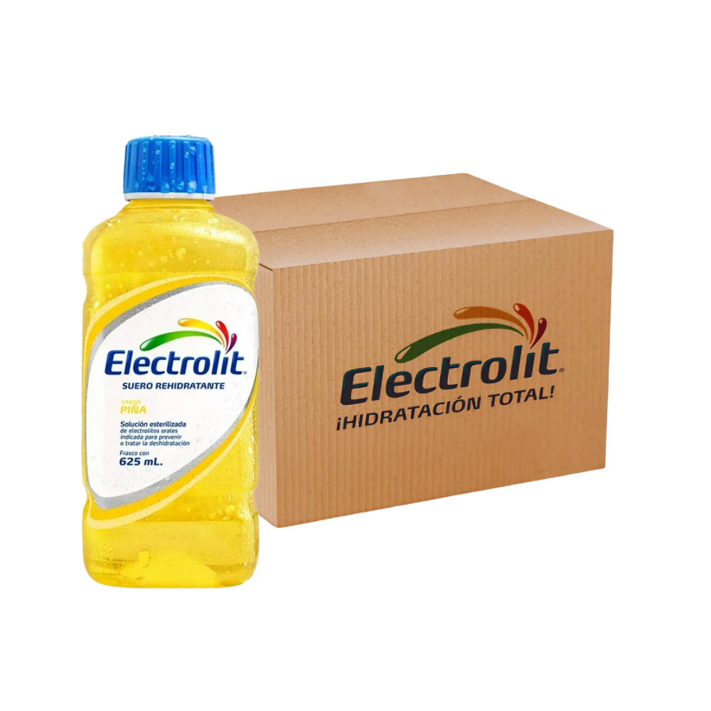 BEBIDA HIDRATANTE ELECTROLIT PIÑA 625ML (12 PIEZAS)