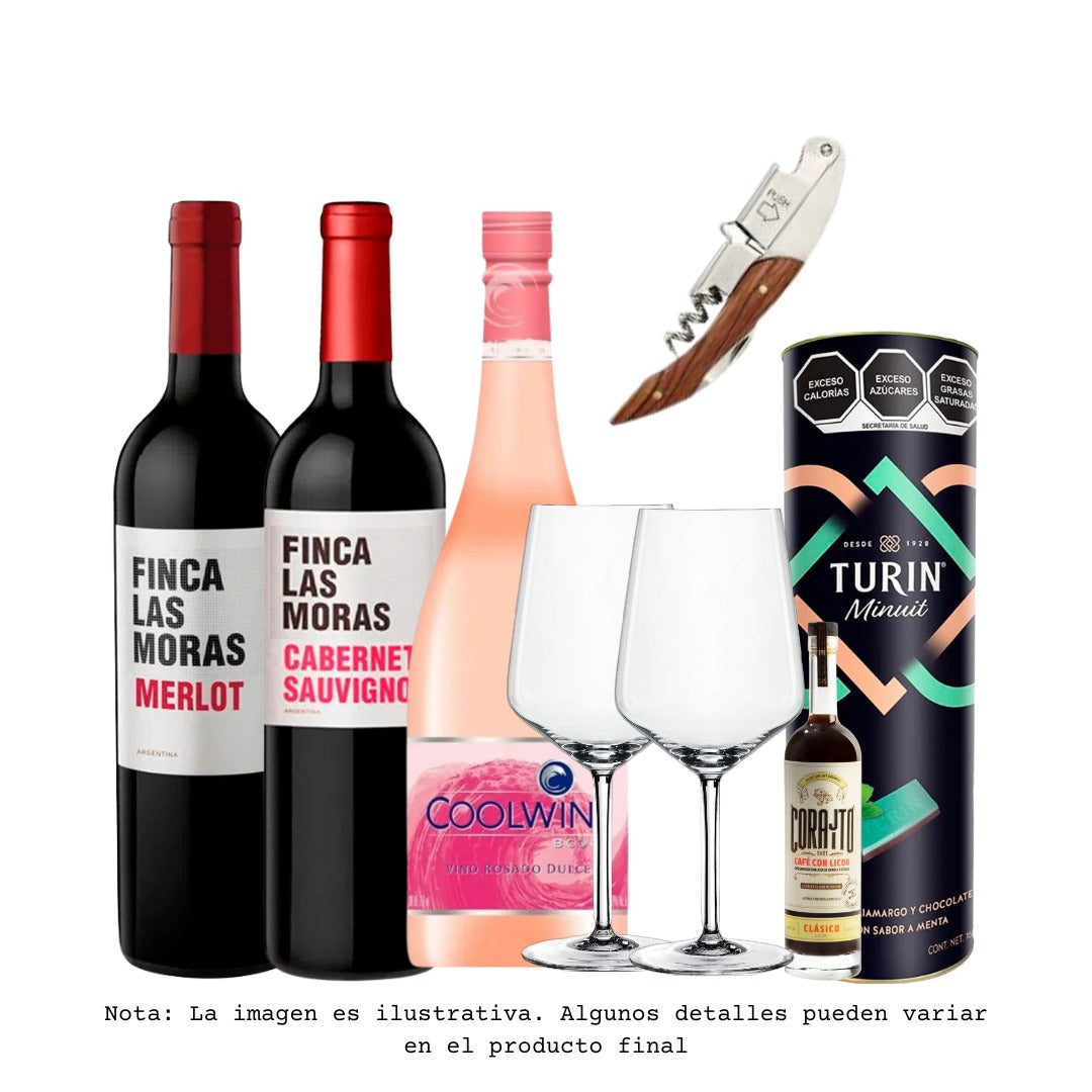 CENTRAL PACK: COMBO MUCHO VINO, CHOCOLATES Y REGALOS