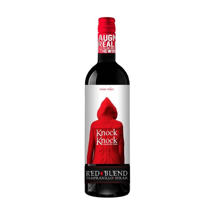 VINO TINTO KNOCK KNOCK CAPERUCITA RED BLEND 750 ml