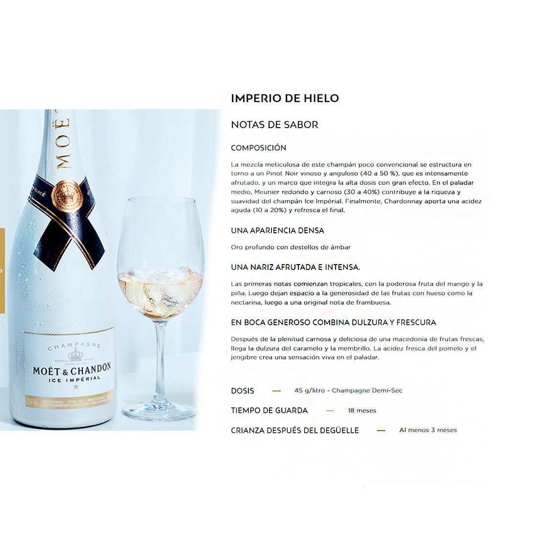 CHAMPAGNE MOET &amp; CHANDON ICE IMPERIAL 750 ML