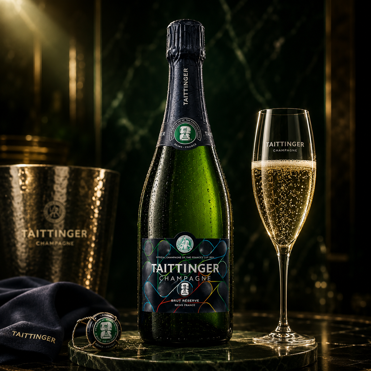 CHAMPAGNE TAITTINGER BRUT RESERVE EDICION MUNDIAL 750 ML