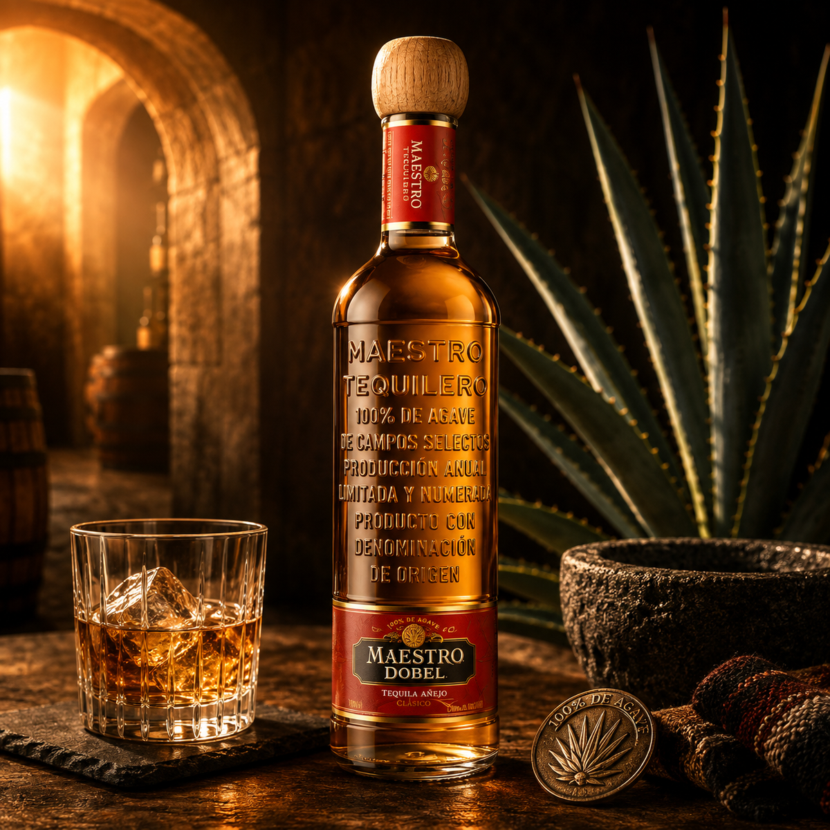 TEQUILA MAESTRO TEQUILERO AÑEJO 700 ML