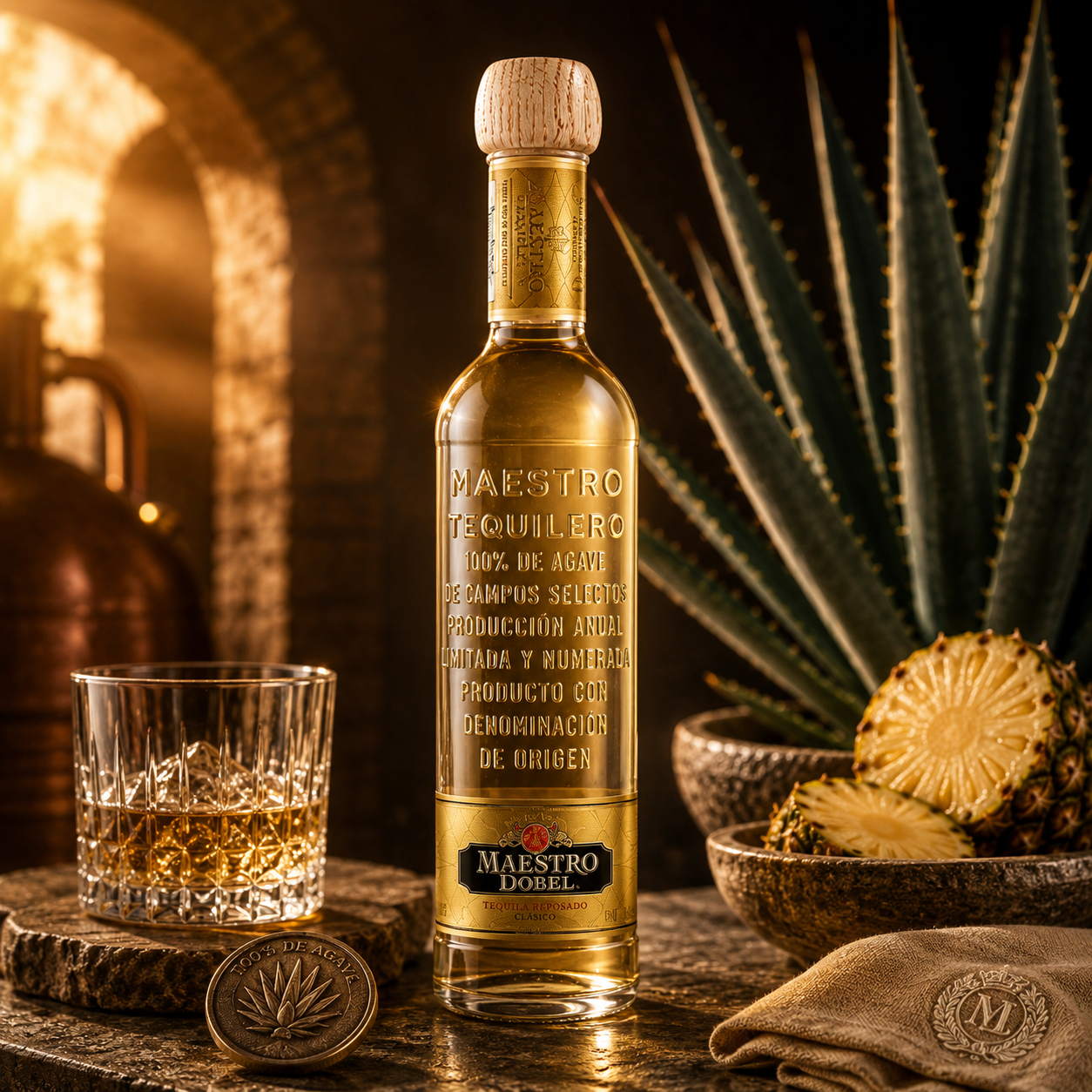 TEQUILA MAESTRO TEQUILERO REPOSADO 700 ML