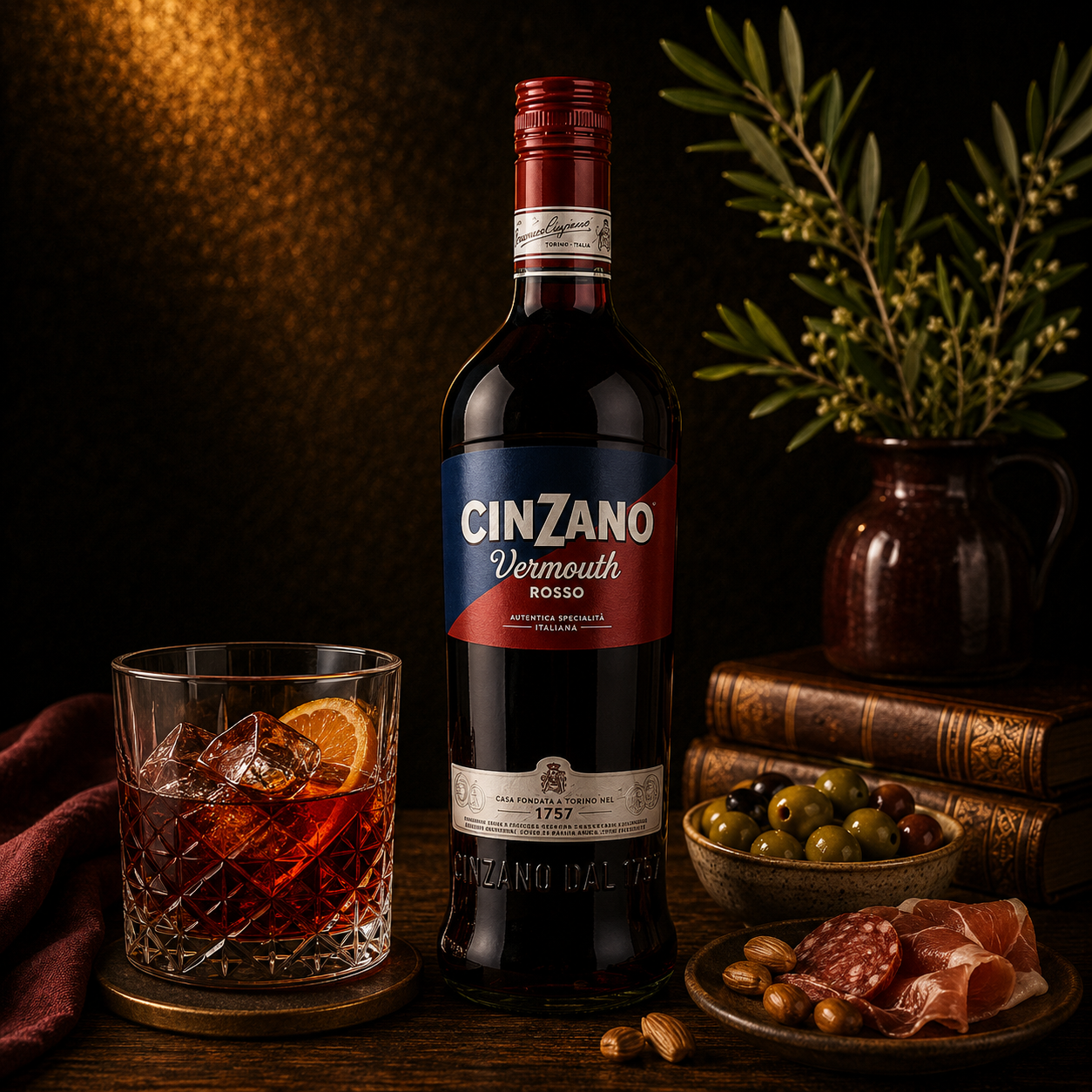 APERITIVO VERMOUTH CINZANO ROSSO 750 ML