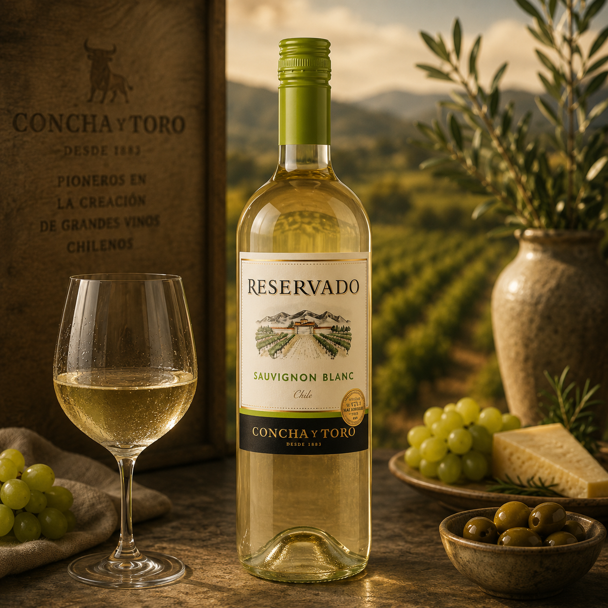 VINO BLANCO CONCHA Y TORO SAUVIGNON BLANC 750 ML
