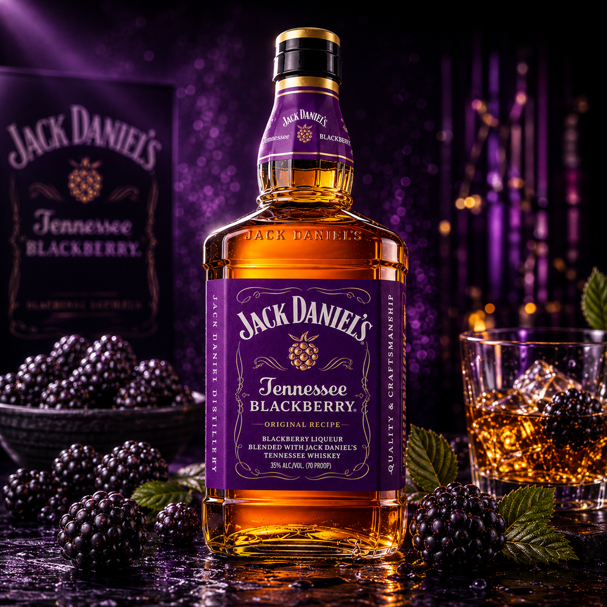 WHISKY JACK DANIEL'S BLACKBERRY 700 ML