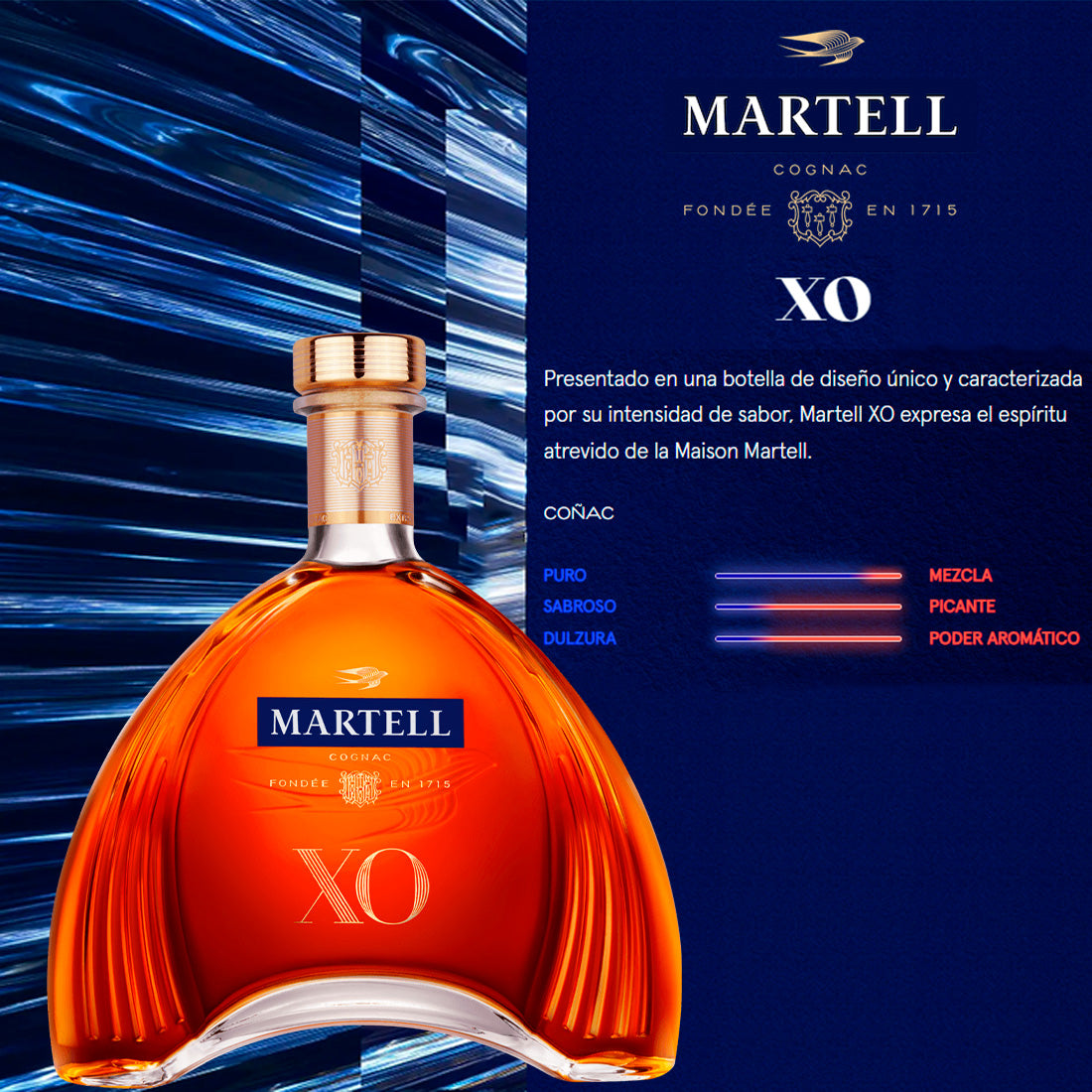 COGNAC MARTELL XO 700 ML