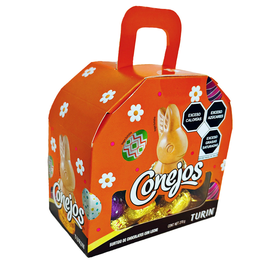CHOCOLATE TURIN CONEJOS CANASTA 270 gr