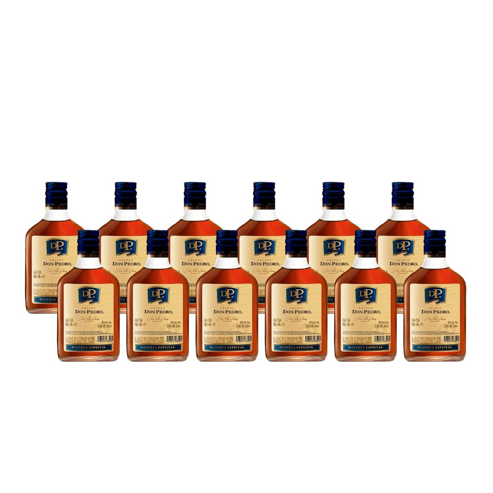 BRANDY DON PEDRO GRAN RESERVA ESPECIAL 200 ML (12 PACK)