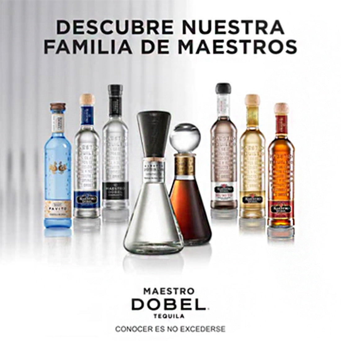 TEQUILA MAESTRO DOBEL 50 CRISTALINO 750 ml