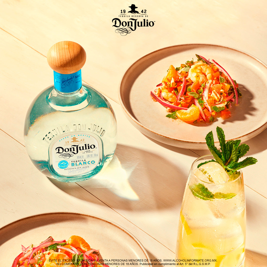 TEQUILA DON JULIO BLANCO 700 ml