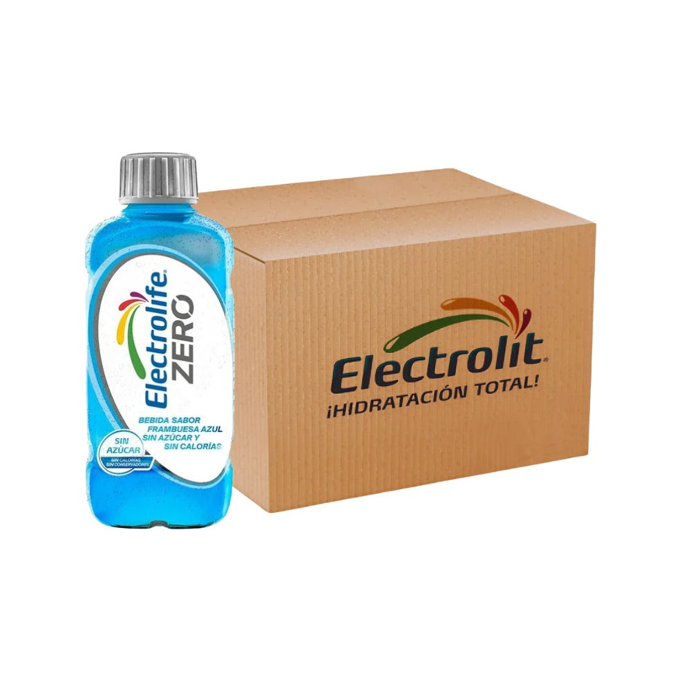 ELECTROLIFE ZERO FRAMBUESA AZUL 625 ML (12 PIEZAS)